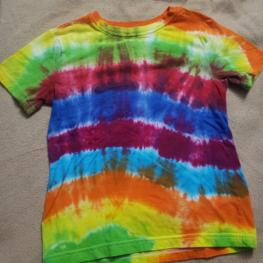 Handmade tie dye unisex tshirt